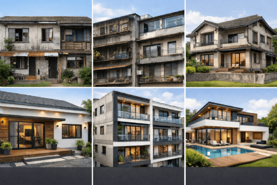 高雄住宅翻新規劃重點：老屋、老公寓、別墅設計與施工解析